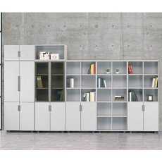 DHF-122B 유라인 서가형 5단책장(화이트바디)