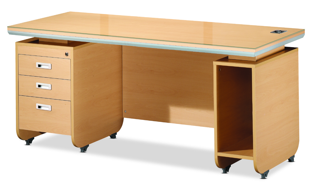 망플비취 컴퓨터책상(투명유리)