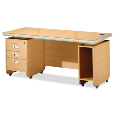 망플비취 컴퓨터책상(투명유리)