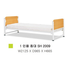 철재1인용침대 분리형(매트포함)