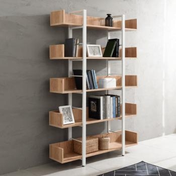 철제 5단 가림막책장(W1200)