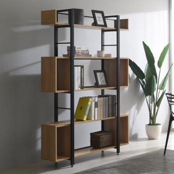 철제 5단 사각철망책장(W1200)