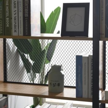 철제 5단 사각철망책장(W1600)