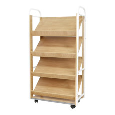 이동앵글잡지꽂이 4단