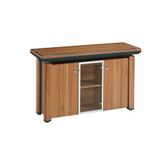 산타페 로즈오크 사이드서랍장[투명유리]