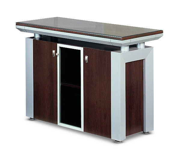 산토스 사이드서랍장[갈색유리]