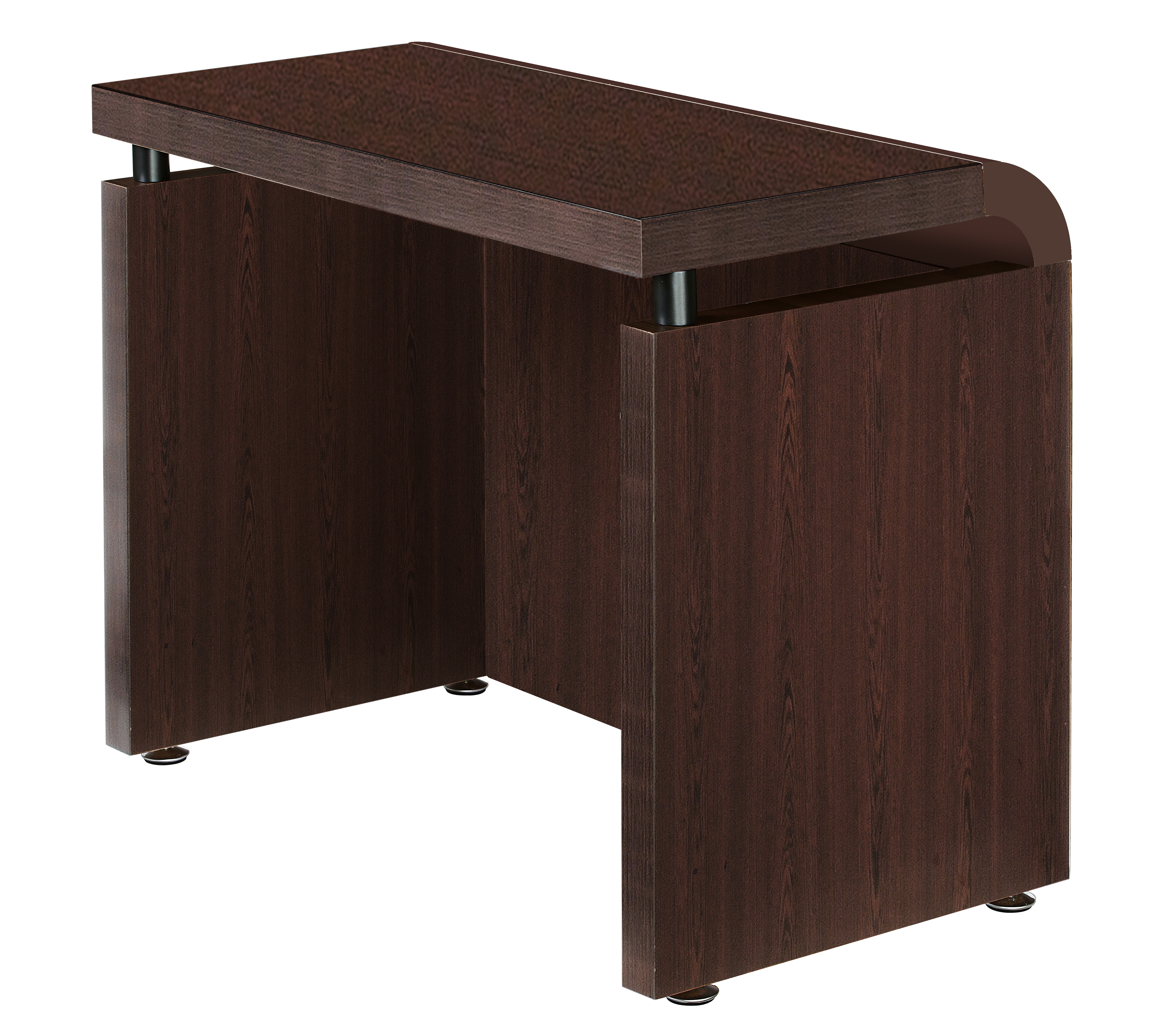 알페온 월넛 사이드책상[갈색유리]