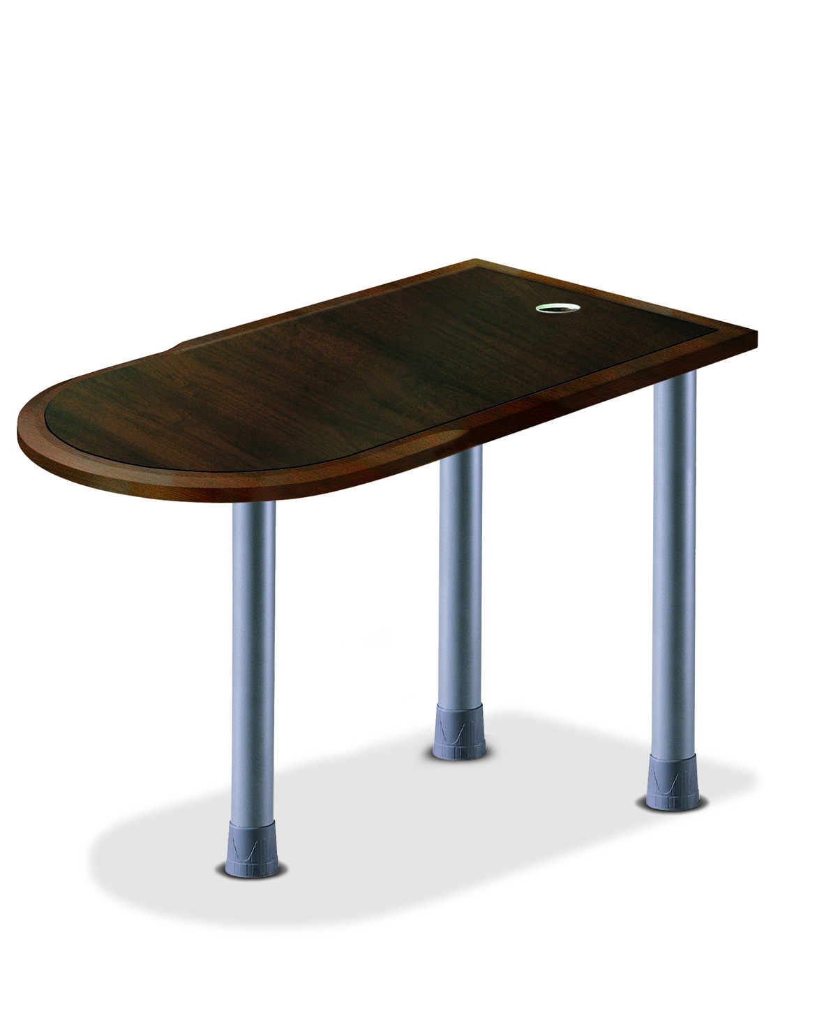 PWE-0009B 월넛 U형테이블