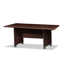 사각회의용테이블(매립상판/갈색유리포함)