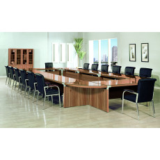 뉴토스카 로즈오크 연결형 회의테이블