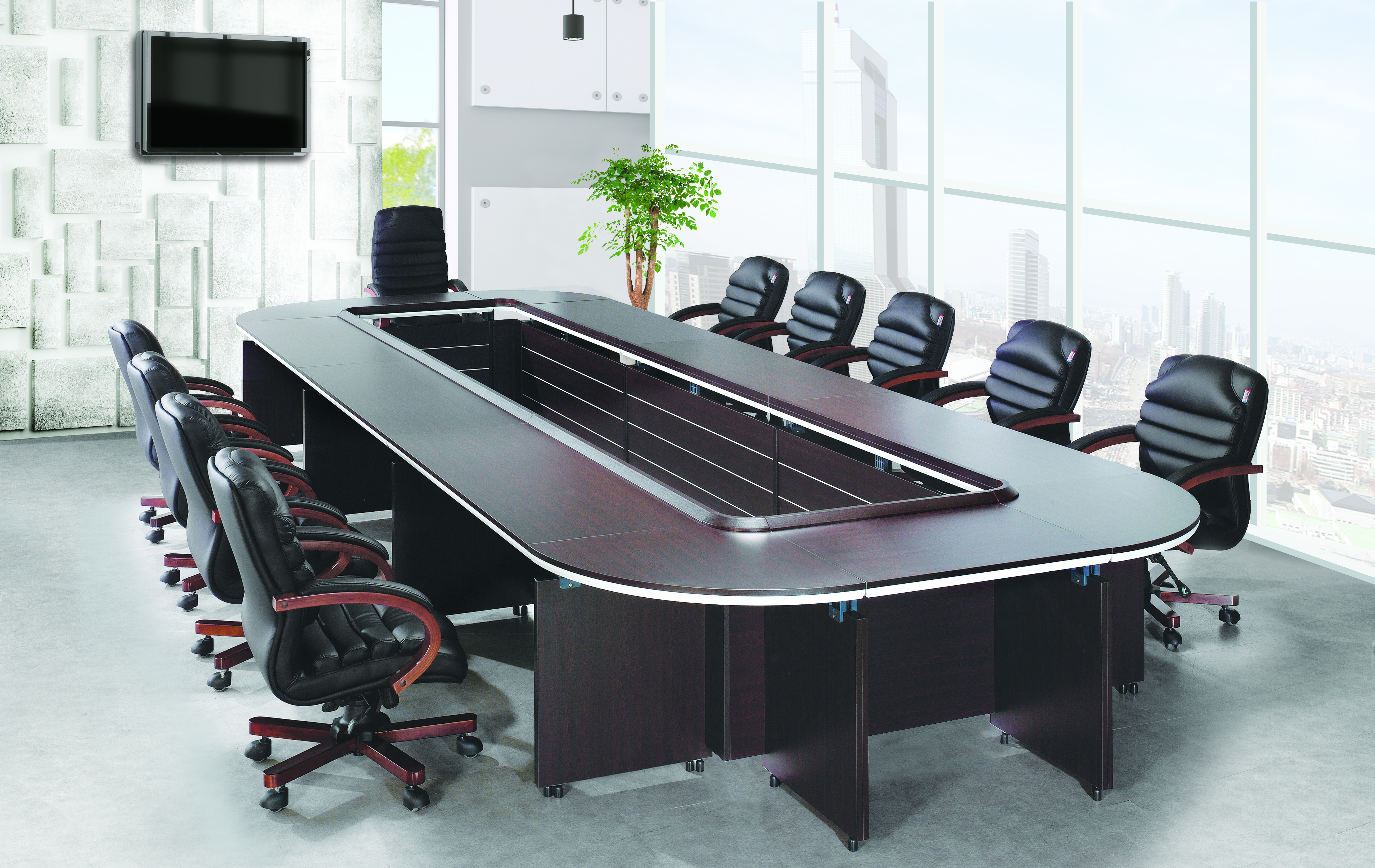 월넛 CM 연결회의용테이블