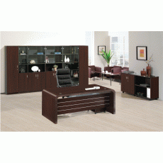 알페온 월넛 책상