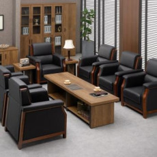 클라스 가죽소파(원목)