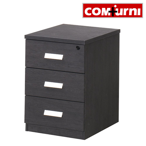 에보니 3단 이동서랍