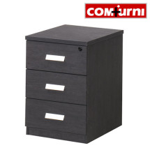 에보니 3단 이동서랍