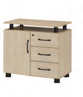 플렉스 중역용 책상 (가림판포함)