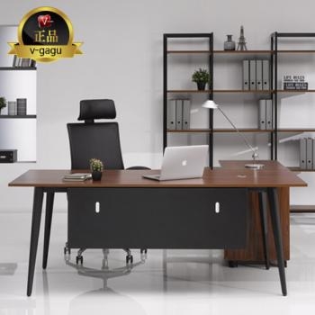 플렉스 중역용 책상 (가림판포함)