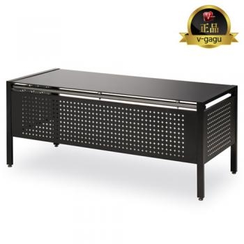 스팅어 강화유리책상(블랙프레임)