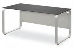 유로파S 강화유리책상(가림판포함)~A타입/스퀘어