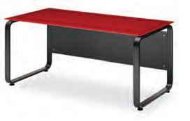 유로파S 강화유리책상(가림판포함)~A타입/스퀘어