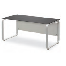 유로파S 강화유리책상(가림판포함)~A타입/스퀘어