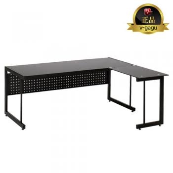 판도라 강화유리책상(블랙프레임)