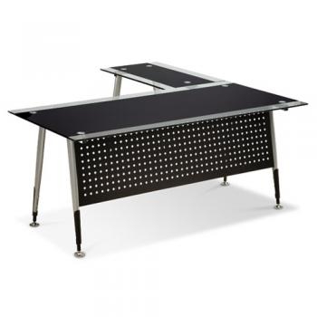 유리사무용책상(사이드포함)