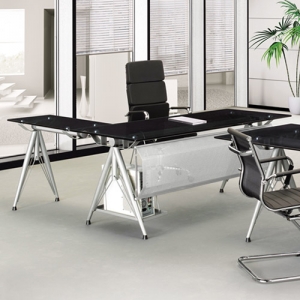 루카1 강화유리책상