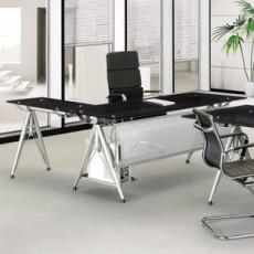 루카1 강화유리책상