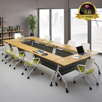 시그니처 원목 연결회의용테이블(24T고무나무집성목)