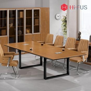 HF-TLT-404 티크 PTL3 연결형회의용테이블 (분체도장 프레임)