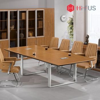 HF-TLT-404 티크 PTL3 연결형회의용테이블 (분체도장 프레임)