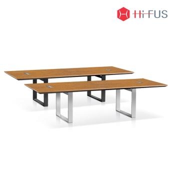 HF-TLT-404 티크 PTL3 연결형회의용테이블 (분체도장 프레임)