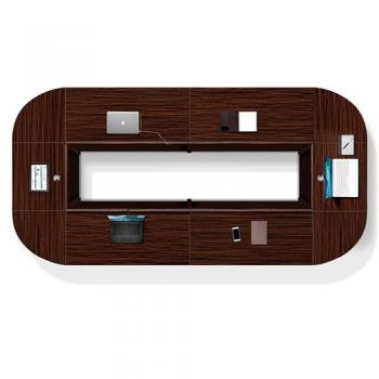 HF-ET-1200A 흑단 클레버 연결회의용테이블 (ㅁ자형/A타입)