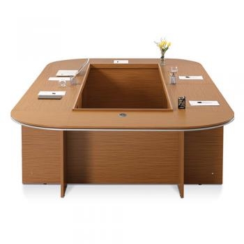 HF-TT-1200A 티크 클레버 연결회의용테이블 (ㅁ자형/A타입)