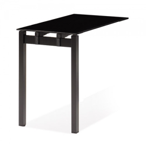 모노그램 강화유리책상(타공가림판)