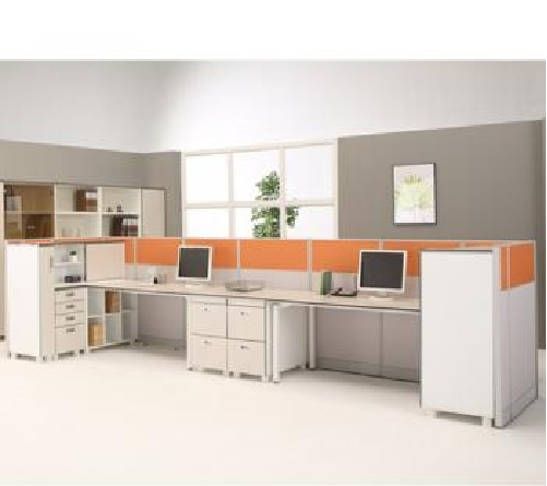 카멜레온 화이트에쉬 사이드책상(일체형)