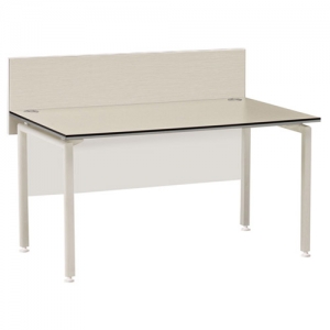 카멜레온 화이트애쉬 일자책상