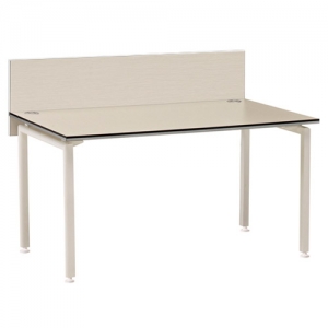 카멜레온 화이트애쉬 일자책상