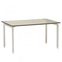 카멜레온 화이트애쉬 일자책상