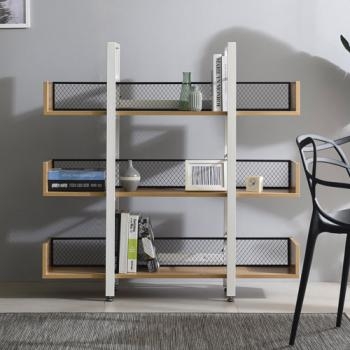 철제 3단 가림막 철망책장(W1200)