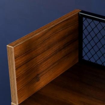 철제 3단 가림막 철망책장(W1200)