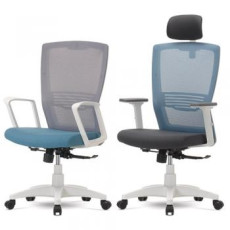 머스트 메쉬의자(화이트프레임)