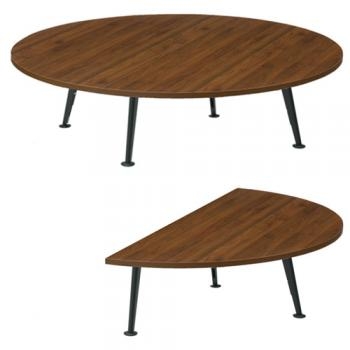 원형 반원형 소파테이블