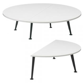 원형 반원형 소파테이블