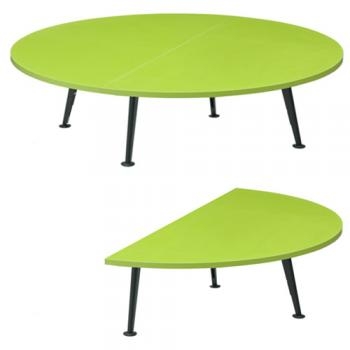 원형 반원형 소파테이블