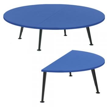 원형 반원형 소파테이블