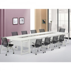 모노그램 네오2 연결회의용테이블(타공가림판/ㅁ자다리)