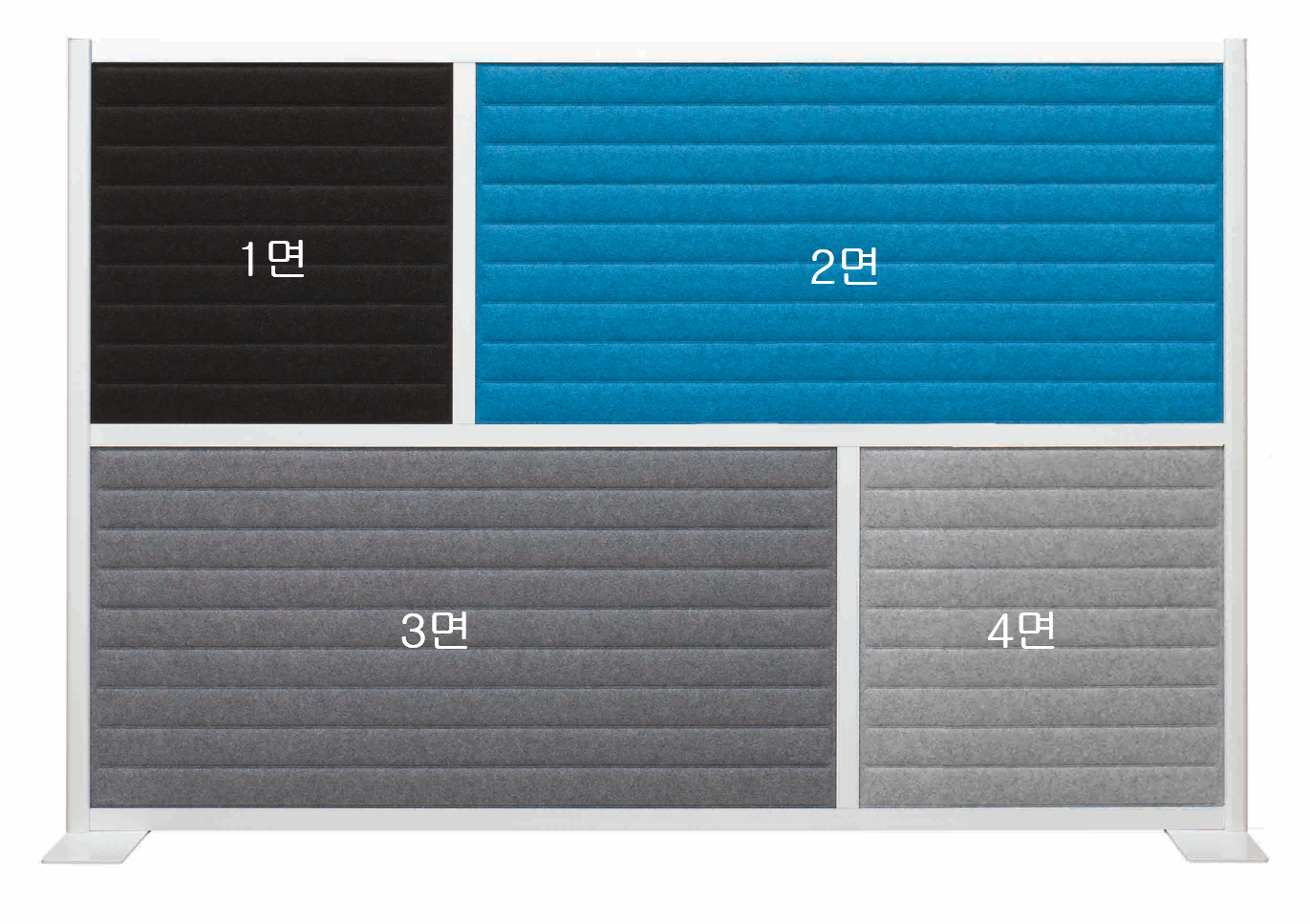 [소리먹는 파티션] MX 일반형 4면(H1200*W1780)