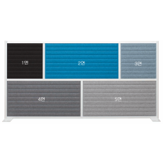 [소리먹는 파티션] MX 일반형 5면(H1200*W2360)